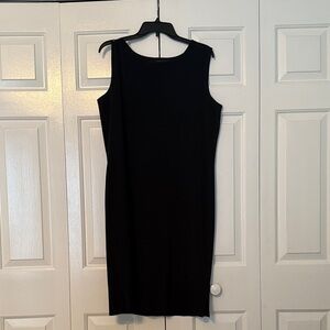 Ming Wang Classic Black Shell Dress size Large
